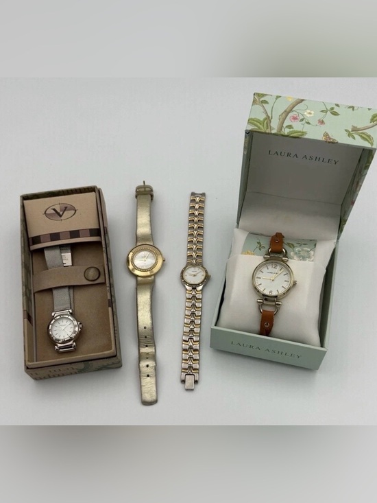 Victory, Pulsar, Skagen, Laura Ashley Accessories - Victory Skagen Pulsar Laura Ashley Ladies Wrist Watches Lot of 4 New Batteries